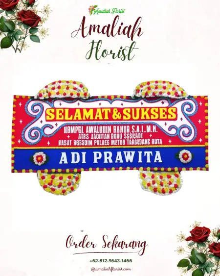 Papan Bunga Ucapan Selamat Luak Kapau Alam Pauh Duo